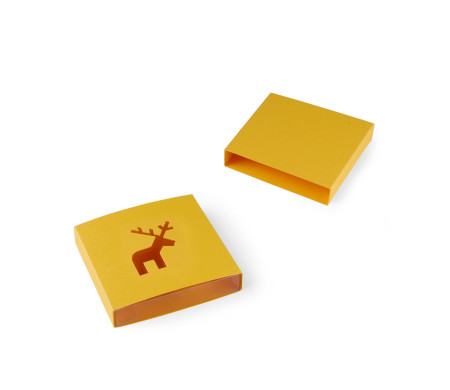 Box for Sweets with an Original Die Cut Figure 