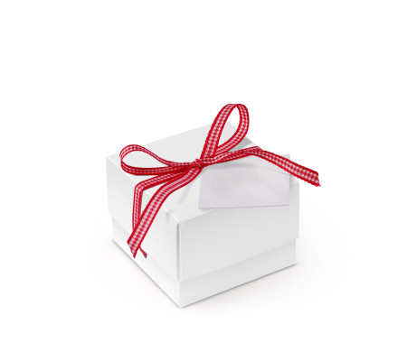Schöne Geschenkbox mit Deckel und Schleife