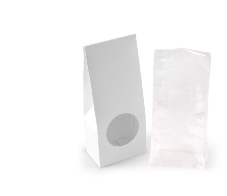 Box with window for food