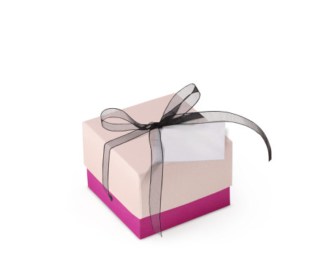 Graziosa Scatola Regalo con Coperchio e Fiocco Decorativo 