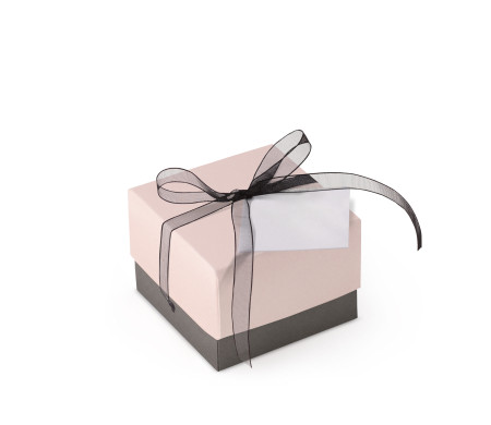 Graziosa Scatola Regalo con Coperchio e Fiocco Decorativo 
