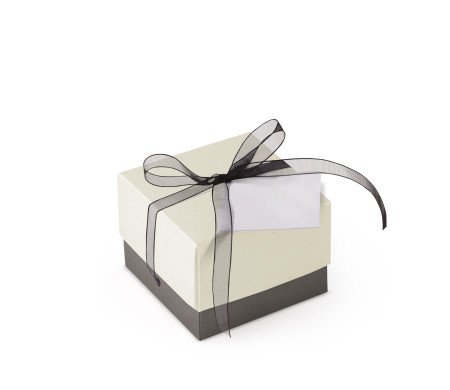 Schöne Geschenkbox mit Deckel und Schleife