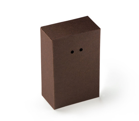 Geschenkverpackung aus Karton mit einem sehr Originellen Verschluß