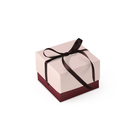 Schöne Geschenkbox mit Deckel und Schleife