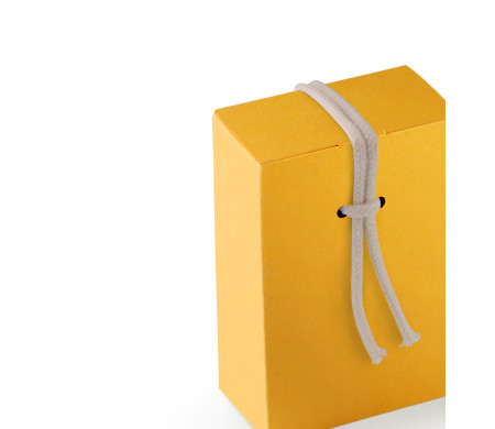 Cardboard Gift Box with a Very Original Fastener