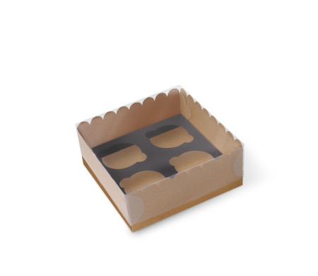 Caja para 4 Cupcakes