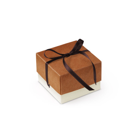 Graziosa Scatola Regalo con Coperchio e Fiocco Decorativo 