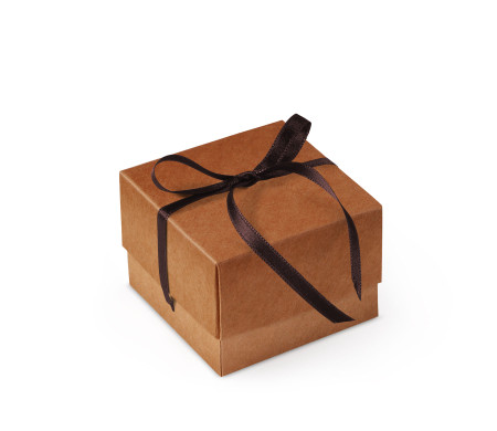 Graziosa Scatola Regalo con Coperchio e Fiocco Decorativo 