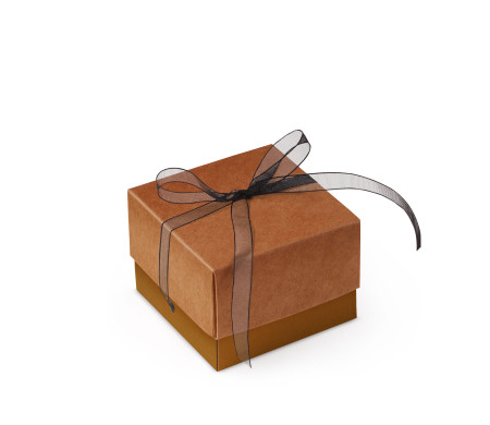 Schöne Geschenkbox mit Deckel und Schleife