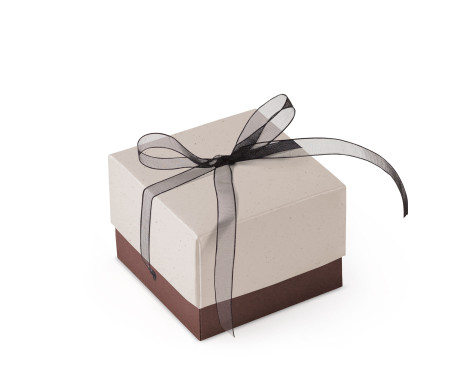Schöne Geschenkbox mit Deckel und Schleife
