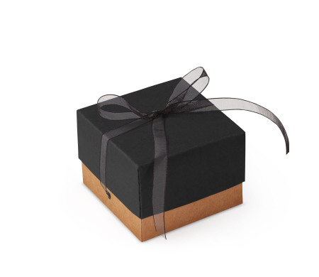 Graziosa Scatola Regalo con Coperchio e Fiocco Decorativo 