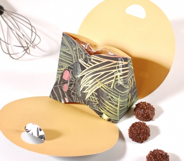 Bolsa de cartón para chocolates artesanos