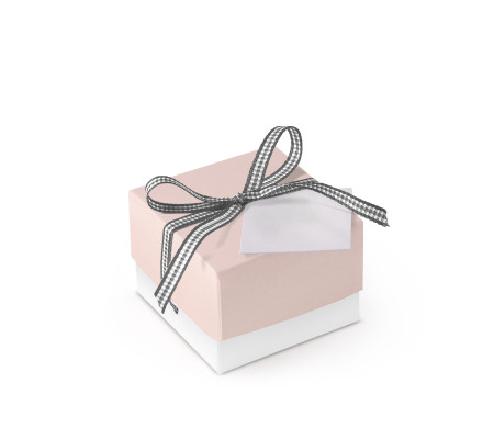 Graziosa Scatola Regalo con Coperchio e Fiocco Decorativo 