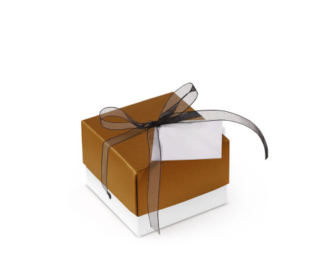 Graziosa Scatola Regalo con Coperchio e Fiocco Decorativo 