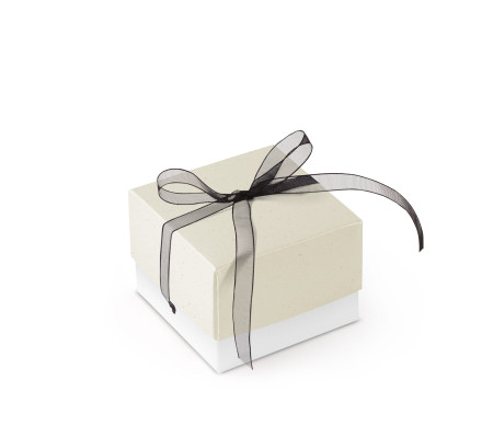 Graziosa Scatola Regalo con Coperchio e Fiocco Decorativo 
