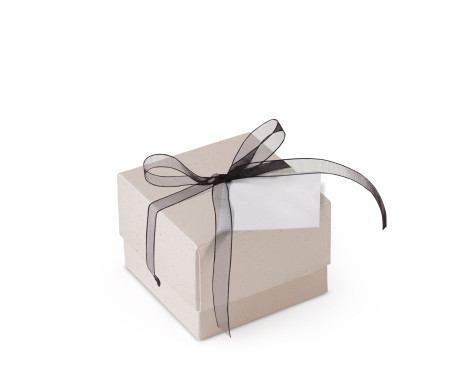 Schöne Geschenkbox mit Deckel und Schleife