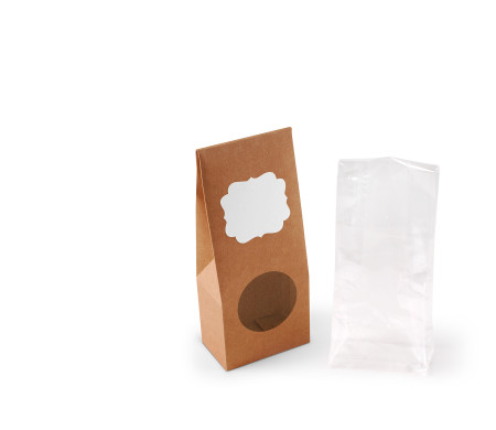 Boîte avec fenêtre pour la nourriture