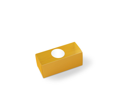 Macaron box with a Clear Plastic Strip