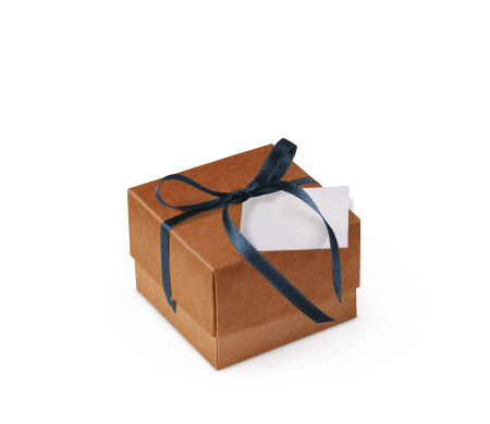 Graziosa Scatola Regalo con Coperchio e Fiocco Decorativo 