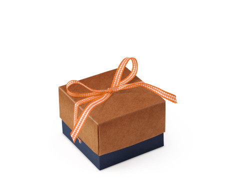 Schöne Geschenkbox mit Deckel und Schleife