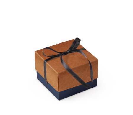 Graziosa Scatola Regalo con Coperchio e Fiocco Decorativo 