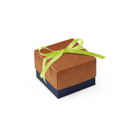Schöne Geschenkbox mit Deckel und Schleife