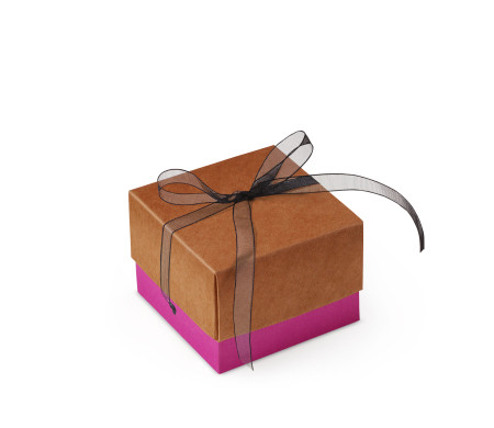 Bonita Caja Regalo con Tapa y Lazo Decorativo