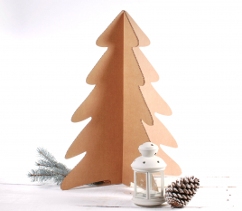 Cardboard Christmas Tree