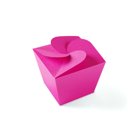 Schachtel für Cremes, originell und in Form einer Blume