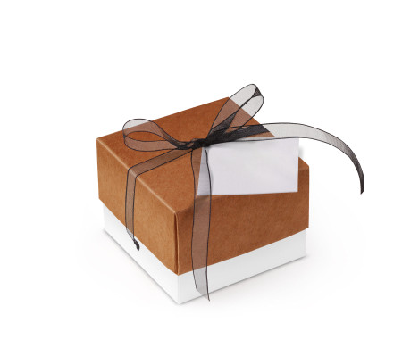Bonita Caja Regalo con Tapa y Lazo Decorativo