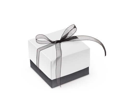 Schöne Geschenkbox mit Deckel und Schleife