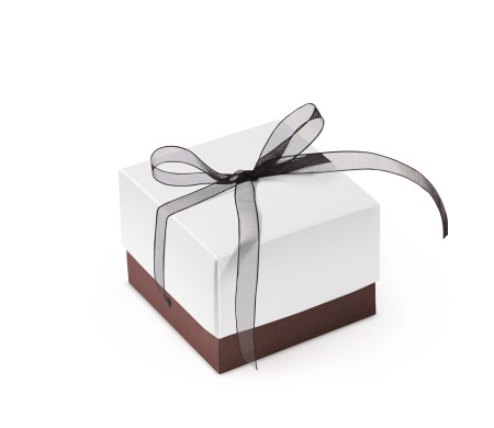 Schöne Geschenkbox mit Deckel und Schleife