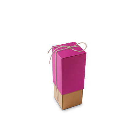 Kartonschachtel für Flaschen, ideal für Geschenke.