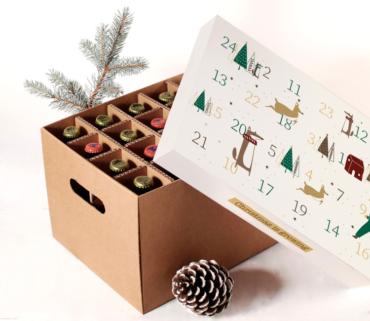 Calendrier de l'Avent pour les bières de Noël