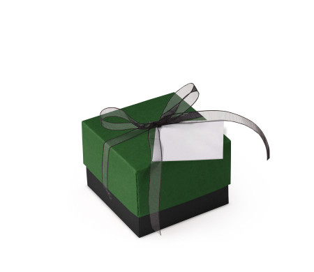 Graziosa Scatola Regalo con Coperchio e Fiocco Decorativo 