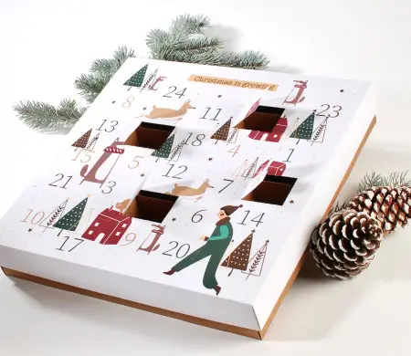 Calendario de adviento clásico