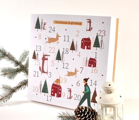 Traditional advent calendar