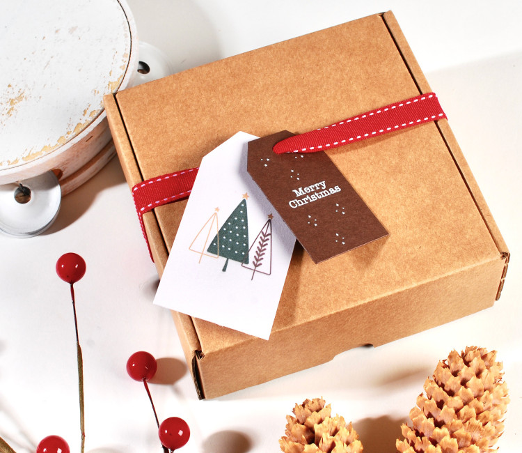 Etichette di Spedizione Natalizie | SelfPackaging