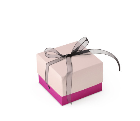 Bonita Caja Regalo con Tapa y Lazo Decorativo