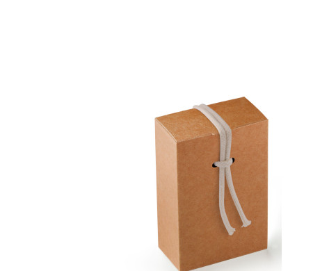 Cardboard Gift Box with a Very Original Fastener