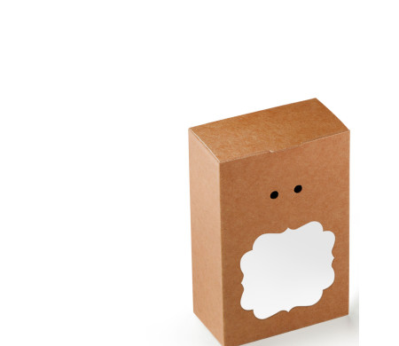 Cardboard Gift Box with a Very Original Fastener