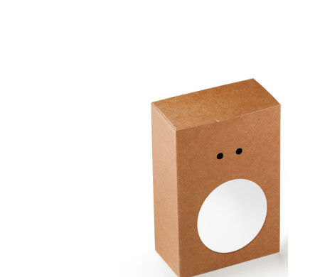 Cardboard Gift Box with a Very Original Fastener