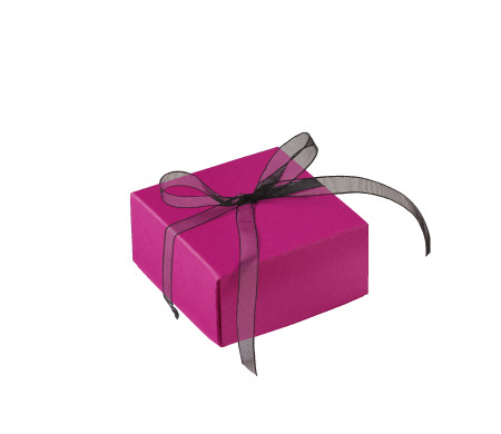 Schöne Geschenkbox mit Deckel und Schleife