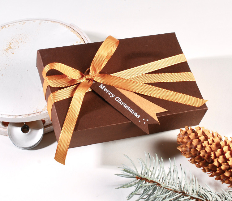 Cinta Grosgrain Dorada Lisa | Selfpackaging