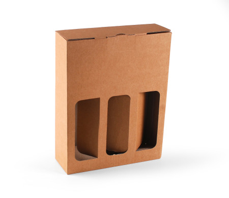 Caja para Vinos ¡Muy Resistente, para Dos o Tres Botellas!