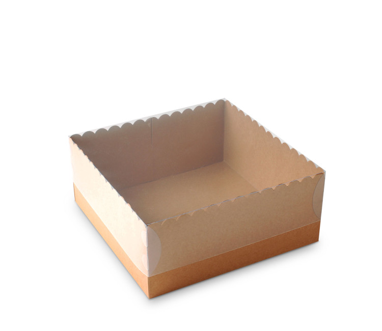 Boîte à Gâteaux et Tartes avec Couvercle Transparent