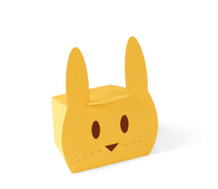 Cardboard Box Shaped like a Sweet Bunny