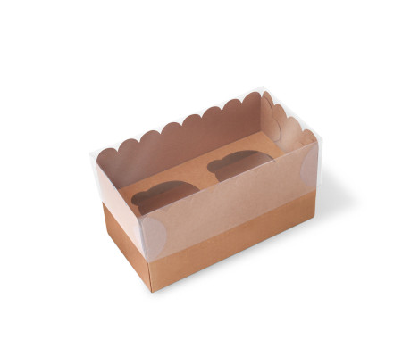 Boîte Carton Cupcake Individuelle | SelfPackaging