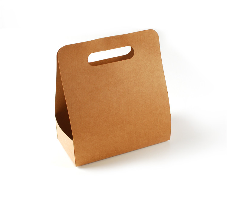 Caja Take Away (con Asa para Bebidas) | Selfpackaging