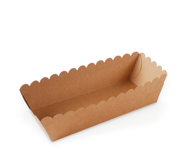 Tray for hot dogs and cakes